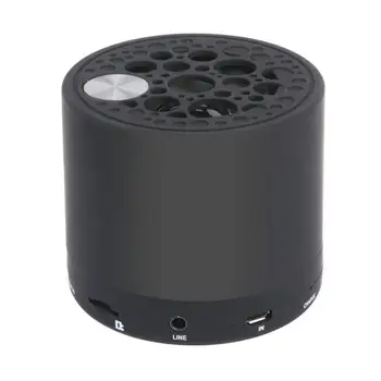 

Mini Bluetooth 4.1 Wireless Speaker Dust-proof Outdoor IPX4 Waterproof Metal Speaker Hands-free With MIC Holiday Gifts Black