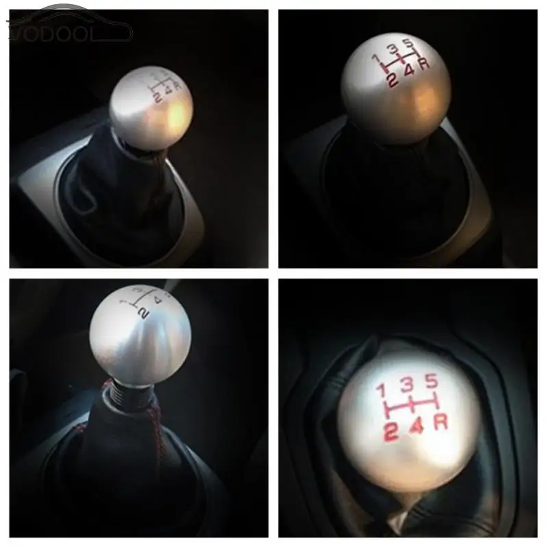 Velocidad de 5/6 ronda de velocidad de cambio de engranaje de mando para Civic Fit Crider Ciimo de transmisión Manual pomo palanca ca con tornillo Velocidad de 5/6 ronda de velocidad de cambio de engranaje de mando para Civic Fit Crider Ciimo de transmisión Manual pomo palanca ca con tornillo