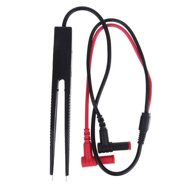 

Multimeter SMD Inductor Test Clip Meter Probe Cable Tweezers for Multimeter Capacitor Components Resistor Capacitor Measure