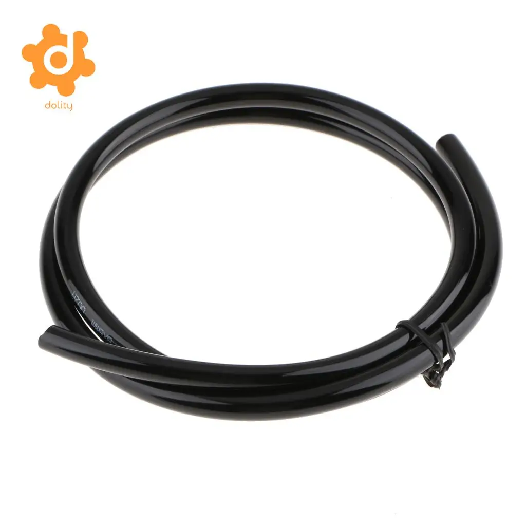 

Motorcycle Fuel Line Petrol Pipe Rubber 5mm I/D x 8mm O/D 1 Meter Long Black