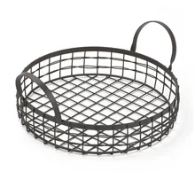 Durable Multifunctional Bread Basket Kitchen Fruits Storage Draining Basket With Handle