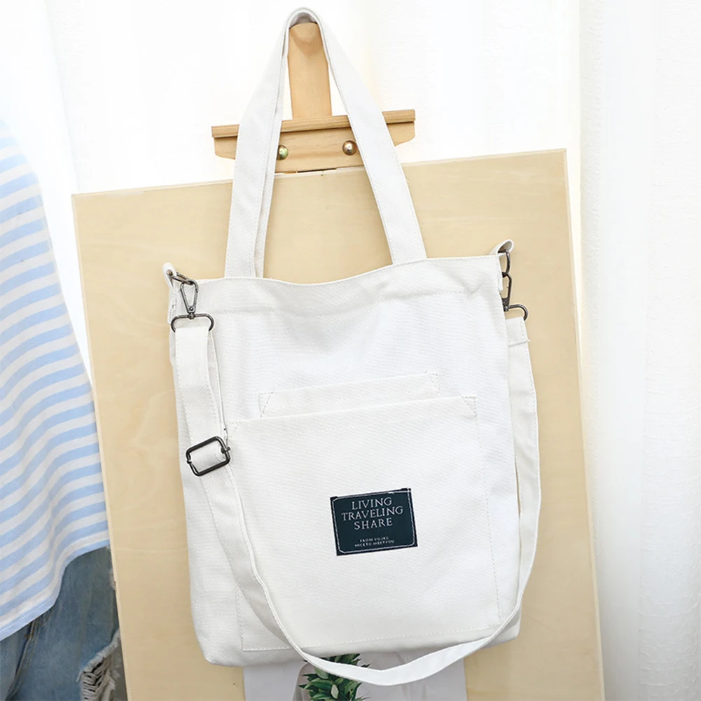  Canvas Handbag Women Shoulder Bag with Removable Strap Multi Pockets Crossbody Wear Resistant Casua - 32955822410