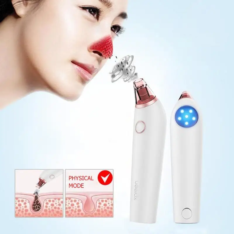 

Electric Blackhead Removal Instrument Vacuum Pore Cleaner Rechargeable Facial Cleaning Blackhead Removal Face Care Machine