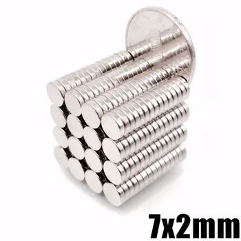 

20pcs D7x2mm magnet N35 7x2mm super strong rare earth 7x2 magnet 7mmx2mm, 7*2 small refrigerator magnets D7*2mm 7*2mm