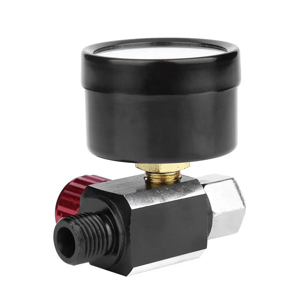 

1/4'' BSP Auto Spray Gun Air Regulator With Pressure Gauge Diaphragm Control DH Universal discount