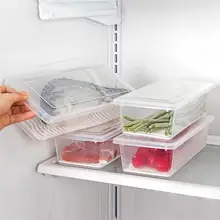 1 хранилище ПК Crisper практичная мода прозрачный Crisper осушитель кусок Crisper для магазина Ресторан фрукты овощи дома