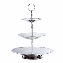 3 Tier Heart shape Cake Fruit Metal Plate Stand Fitting Hareware Handle Kitchen Accessories
