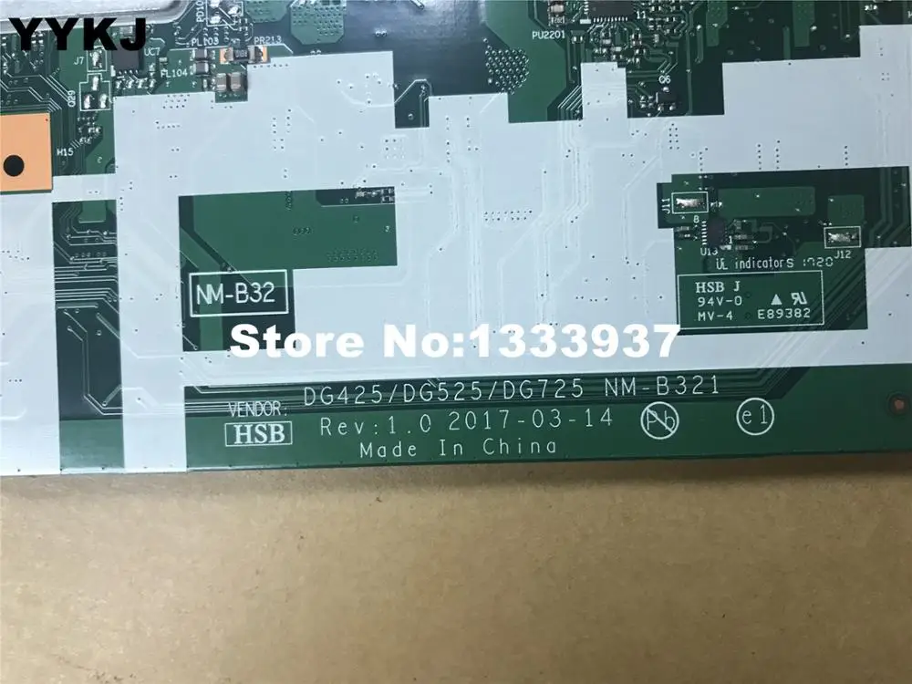 Для lenovo IdeaPad 320-15IKB 320-15AST 320-17AST материнская плата для ноутбука DG425/DG525/DG725 NM-B321 материнская плата