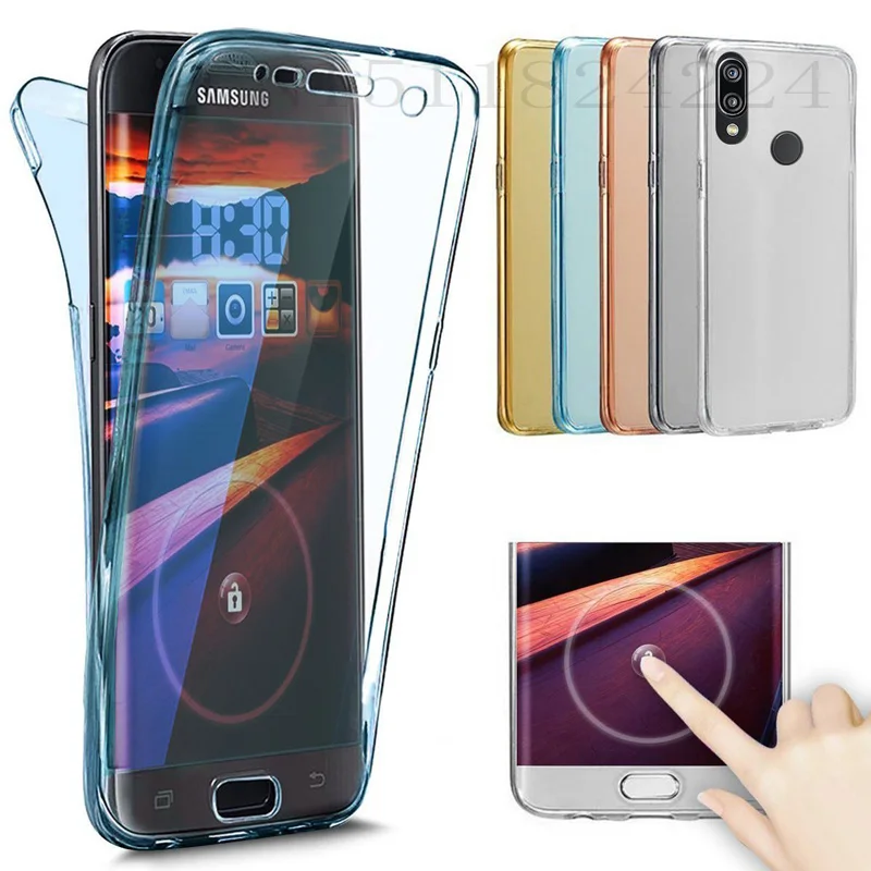 Чехол на 360 градусов для Huawei P Smart Cover TPU силиконовые чехлы Nova Lite 2017 SLA-L22 чехол