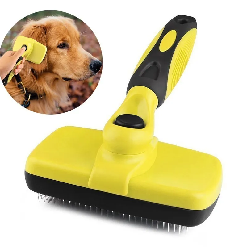 

Benepaw Premium Self Cleaning Hair Dog Brush Comfortable Small Medium Large Dog Comb Pet Grooming Tools Cat Fits Various Hair
