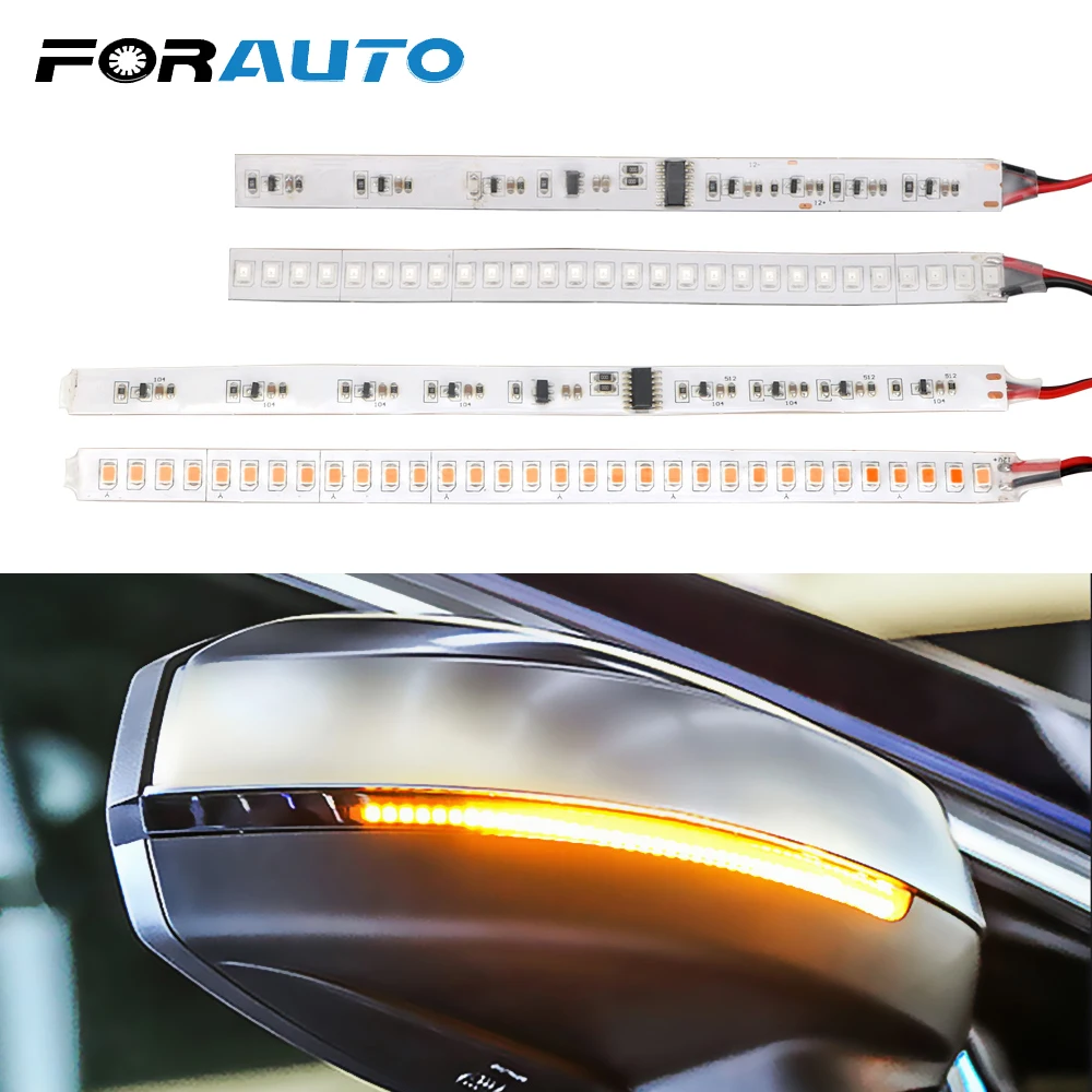 FORAUTO 1 пара авто Зеркало заднего вида индикаторная лампа автомобилей сигнала
