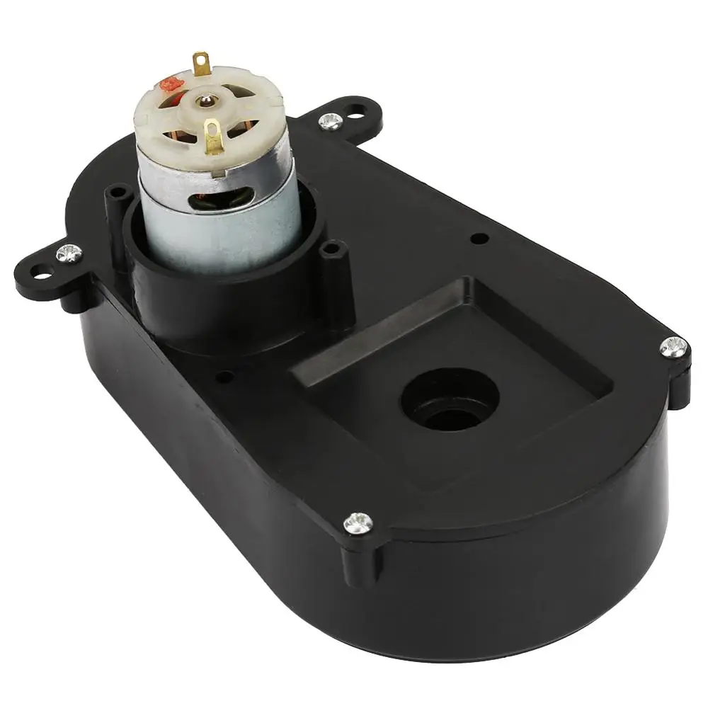 DC 6V 5500Rpm RS380 Gear Box Electric Motor Steering Gearbox For Children Car Kids