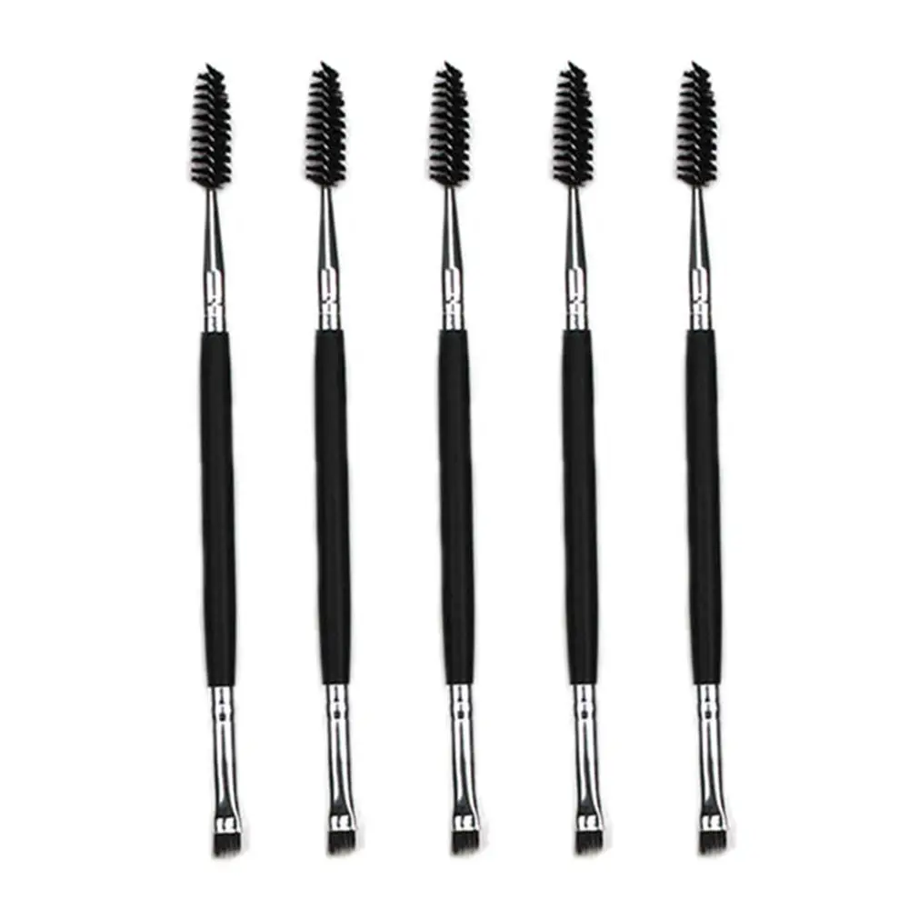 

5PCS Eye Makeup Brushes set Eyebrow Eyeliner Eyelash Extension Brushes Dual-ended Brow Brushes Tool