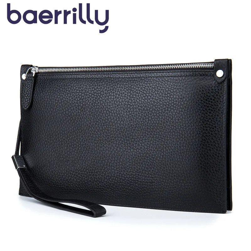 

Fashion Men Wallet Genuine Leather Card Holder Wallets Male Money Pocket Coin Purse Zipper Mens Clutch Bags Carteira Masculina