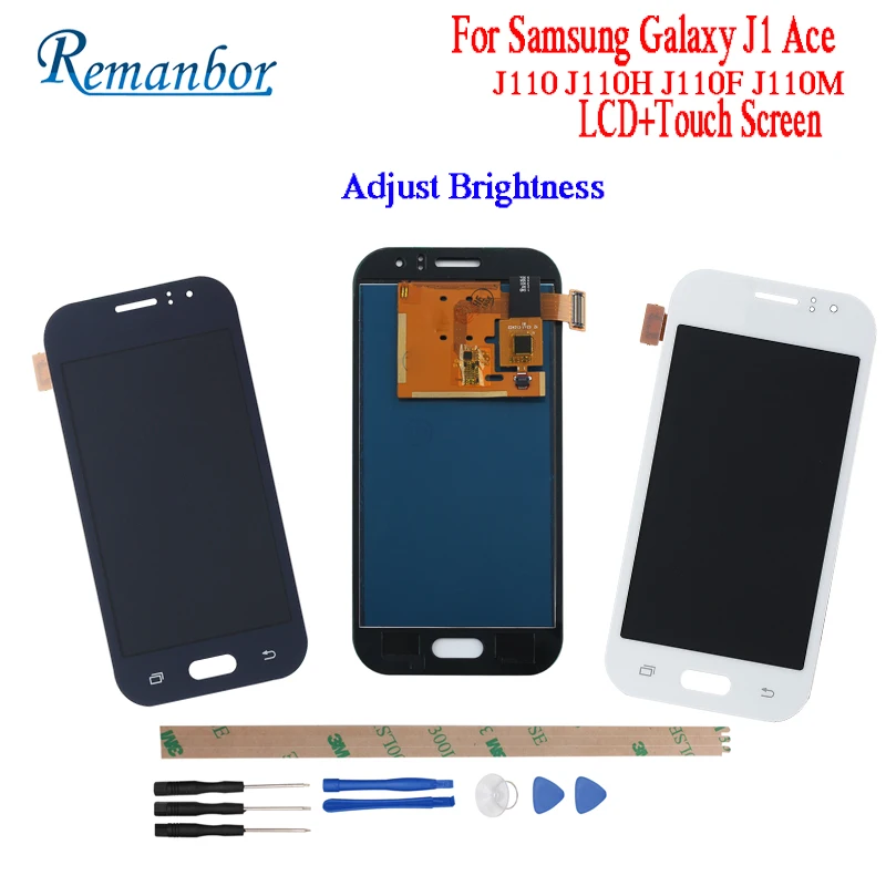 

Remanbor For Samsung Galaxy J1 Ace LCD J110 J110H J110F J110M Display and Touch Screen Assembly Repair Parts +Tools + Adhesive