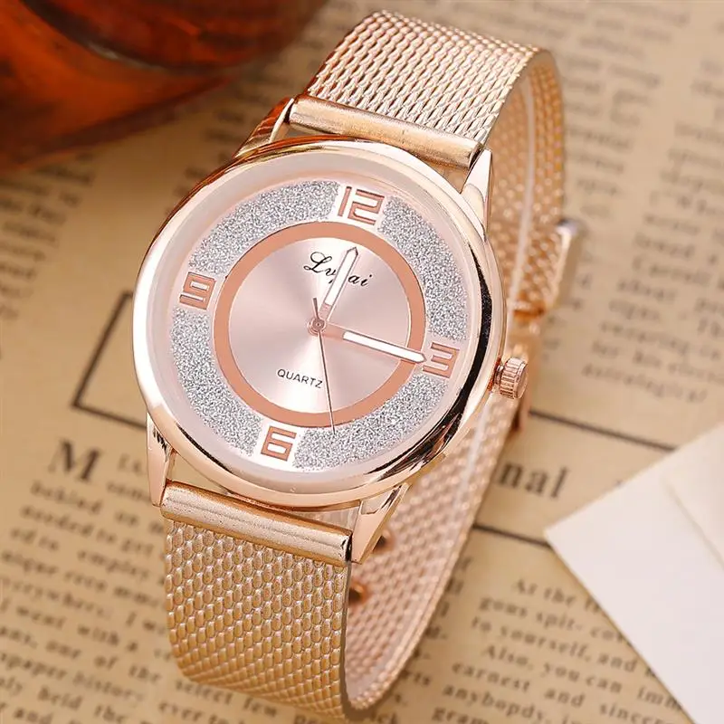 

Women Watch Gold Sliver Mesh Stainless Steel Watches Women Top Brand Luxury Casual Clock Ladies Wrist Watch Relogio Feminino