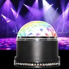 15W Club Mini Sound Activated Decorations Led Party Bar Ball Lamp Disco RGB Projector Colorful Stage