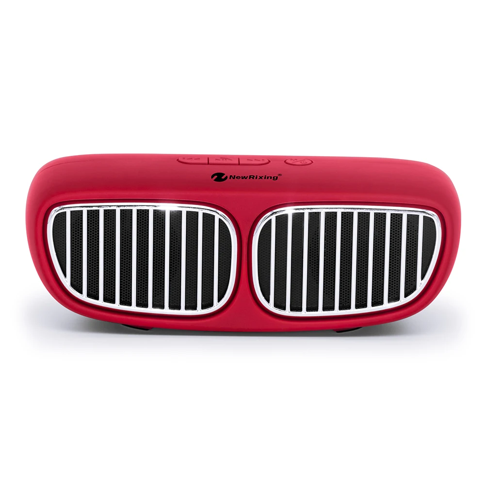 

NewRixing NR-2020 Wireless Bluetooth Stereo Speaker Portable Player Support FM radio Two channels AUX Audio Input Speaker