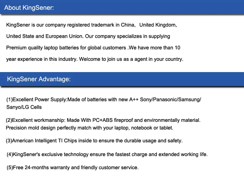 KingSener New BTY-M47 Laptop Battery for MSI GS40 GS43 GS43VR 6RE GS40 6QE 2ICP5/73/95-2 7.6V 8060mAh/61.25WH 2 Years Warranty KingSener New BTY-M47 Laptop Battery for MSI GS40 GS43 GS43VR 6RE GS40 6QE 2ICP5/73/95-2 7.6V 8060mAh/61.25WH 2 Years Warranty