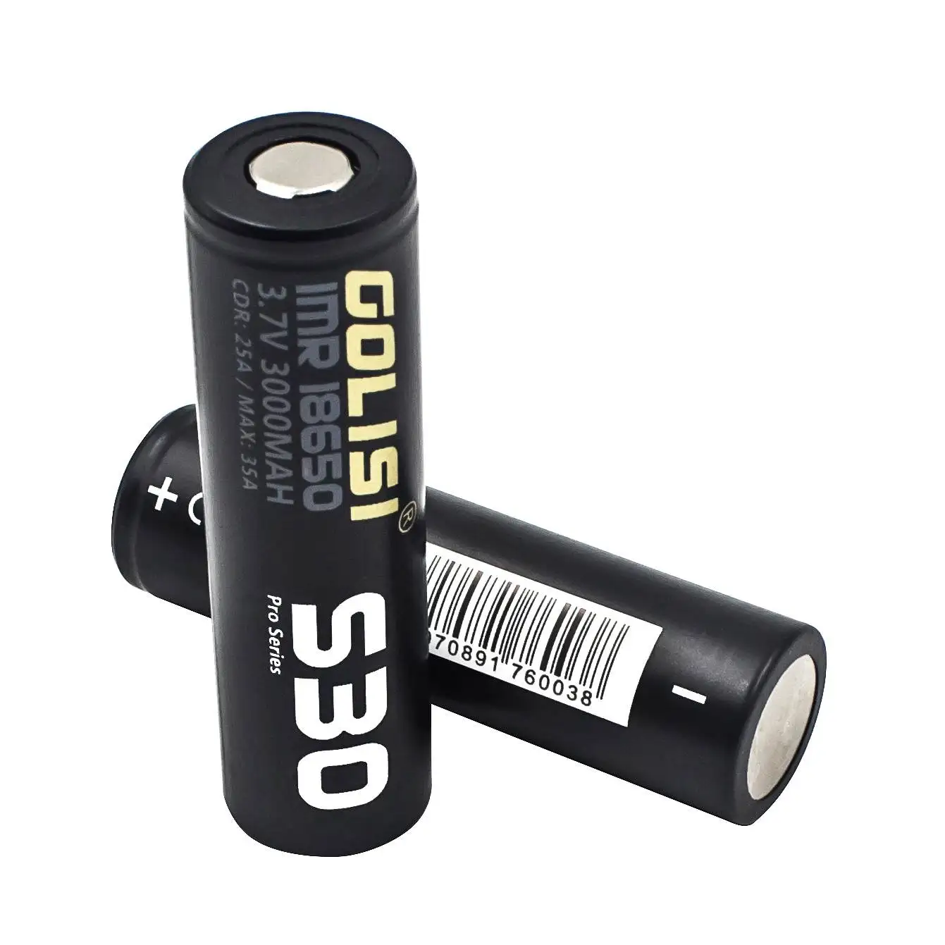 2 шт. аккумулятор GOLISI S30 3000 мАч 25A IMR 18650 мощный для вейпа фонарик налобный фонарь