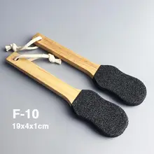 1 шт. скребок для ног с деревянной ручкой для ног Отшелушивает Отшелушивающий скребок для педикюра для женщин и мужчин