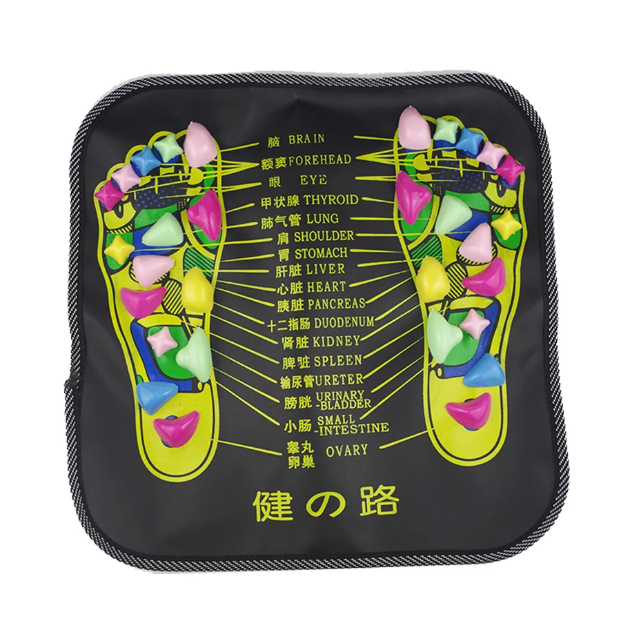 Reflexology Walk Stone Acupoint  Massage Pad Foot Leg Pain Relieve Relief Walk Massager Mat Health Care Acupressure Mat ► Photo 2/6
