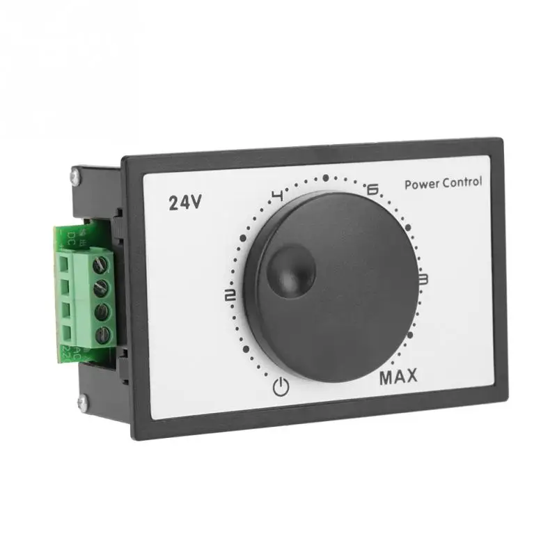 

Motor Speed Controller AC 220V DC 3V-24V 4.5A Adjustable Stepless Brushless Fans Blower Control Switch Tools Parts