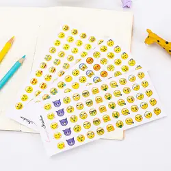 12 листов смайлы Emoji лицо наклейки для дневника опубликовано Cosas Kawaii Memo Планировщик стикер пакет Скрапбукинг Канцелярские игрушки Papeleria