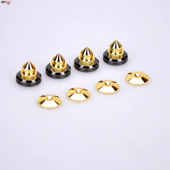 

HIFIDIY LIVE 4 Sets or 4 PCS speaker Stand Feet Foot Pad zinc alloy metal (NOT pure copper) Spikes Cone Floor Foot Nail M28*26