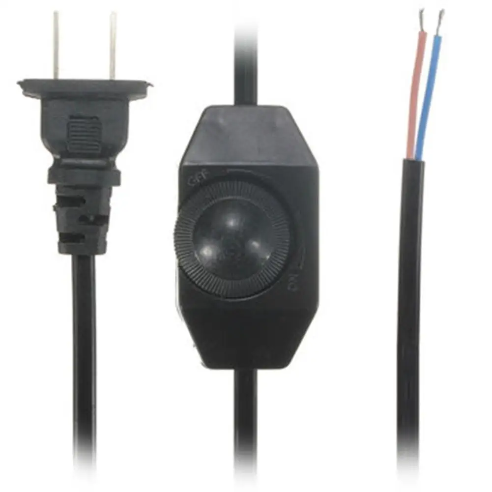 

1.8M Plug Dimmer Switch Cable Light Modulator Lamp Line Dimmer Controller For Table Lamp Electricity wire AC110V 220V
