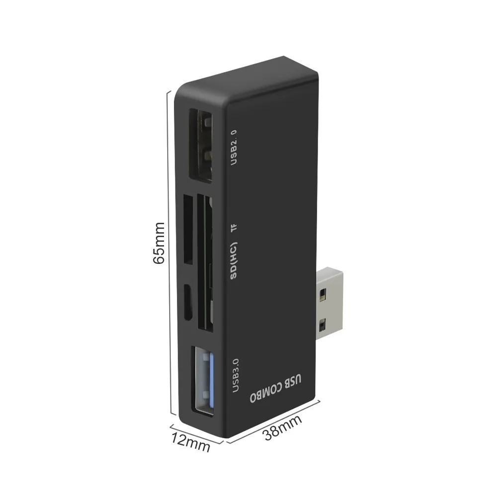 CHYI USB 3.0 Hub Computer Accessories Card Reader Usb 3.0 Splitter Adapter With SD/TF Card Slot Micro USB For Surface Pro Laptop