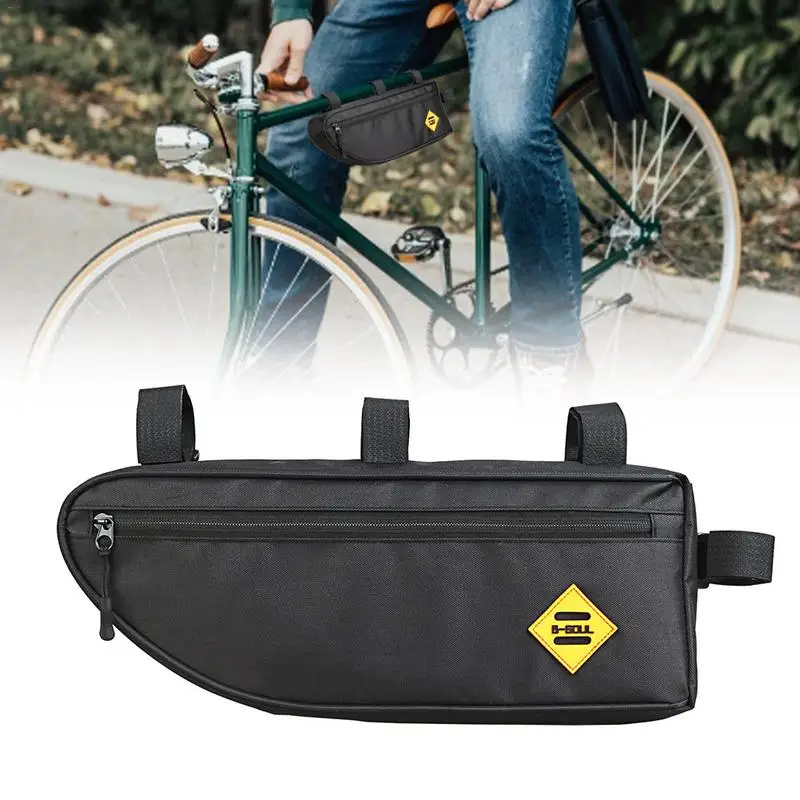 Top High Quality Bicycle Triangle Bag Front Tube Bike Frame Biking Waterproof Pannier Pouch Cycling Equiment 2