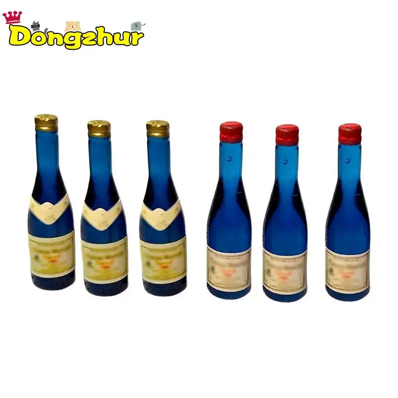 1//12 Bottiglie di Liquore in miniatura casa delle bambole-Miniatura Bottiglie di Champagne Modelli