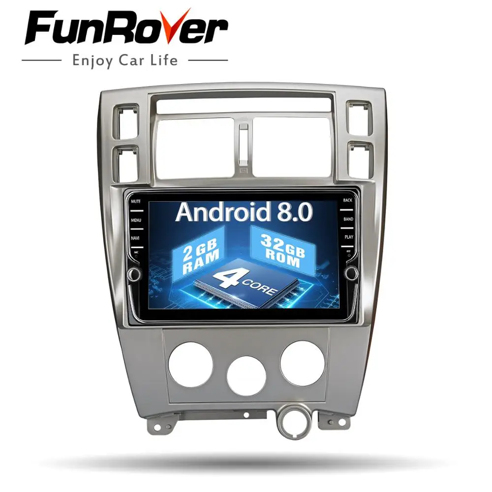 

Funrover 9''android8.0 car multimedia player 2 din dvd For Hyundai Tucson 2006-2014 headunit navi gps stereo raido tape recorder