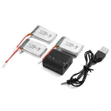 3 предмета в комплекте 3,7 V 800 мА/ч, 25C Lipo Батарея+ 4 в 1 Батарея зарядное устройство для Syma X5 x5C X5SC X5SW Квадрокоптер BC589