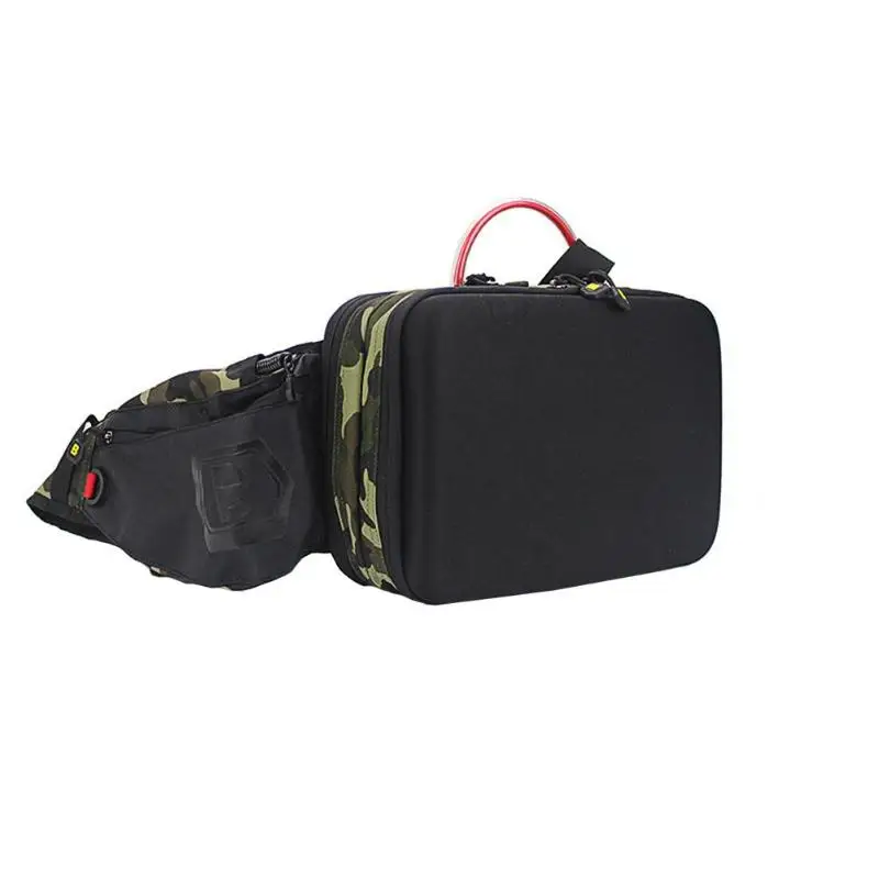 

Fishing Waist Tackle Bag Waterproof Waist Shoulder Pack Case Reel Lure Line Hook Connector Fishing Tackle Fanny Bag Pack