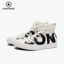 Converse All Star Letter Printing Skateboarding Shoes Anti-slip Classic CHUCK TAYLOR Canvas Sneakers 159532c 159533c unique hand painted shoes converse chuck taylor hamburger high top canvas sneakers unique christmas gifts men women