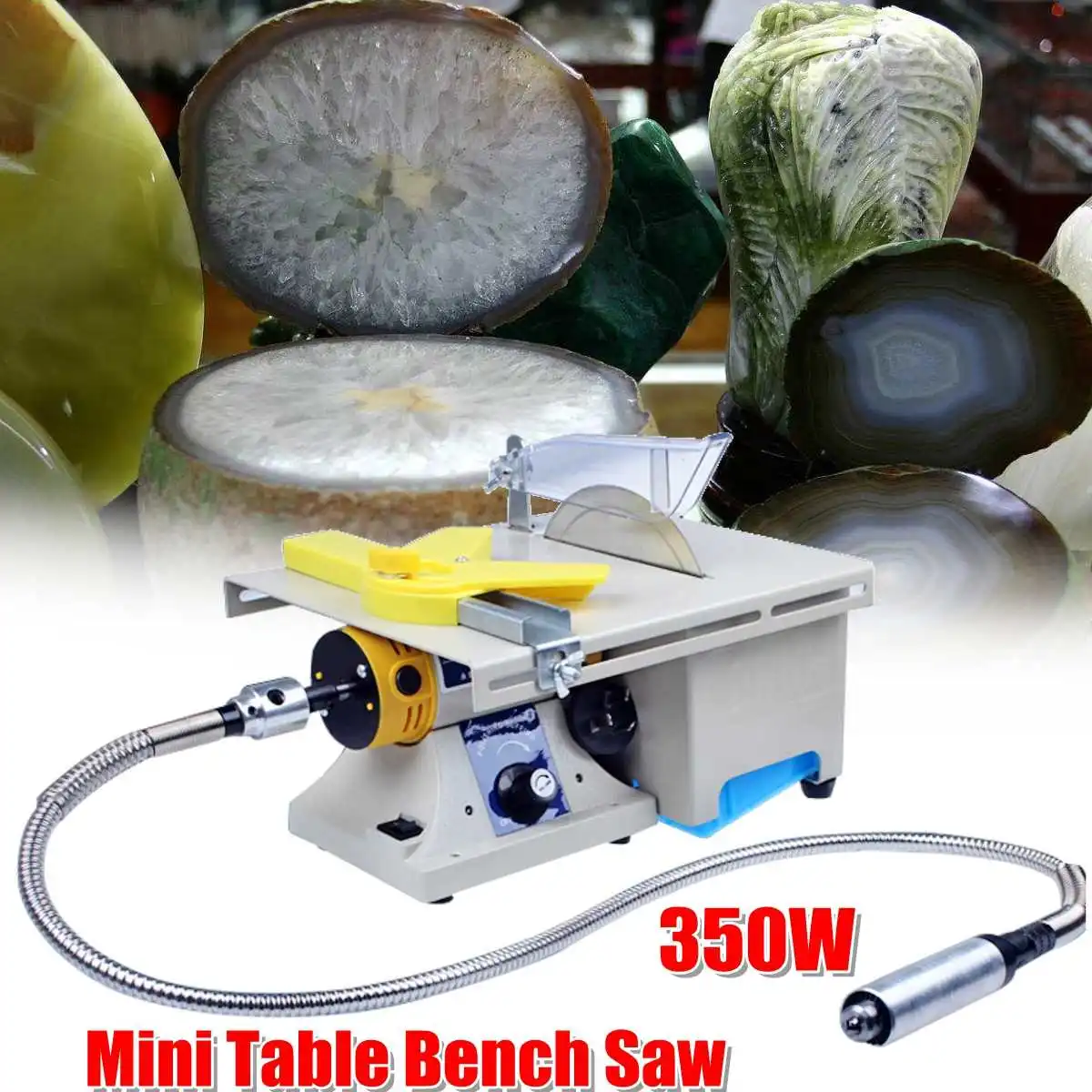 

350W Mini Table B ench Saw Electric Grinding Engraving Machine Jade Wood Stone Polishing Router For Bodhi Ivory Carving Polisher