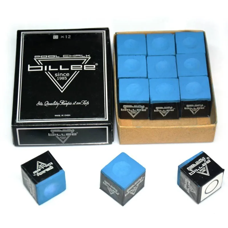 

3pcs Snooker Billiard Chalk Pool Cue Chalk Oil Dry Billiard No-slip Chalk Table Chalk With Good Quality Blue