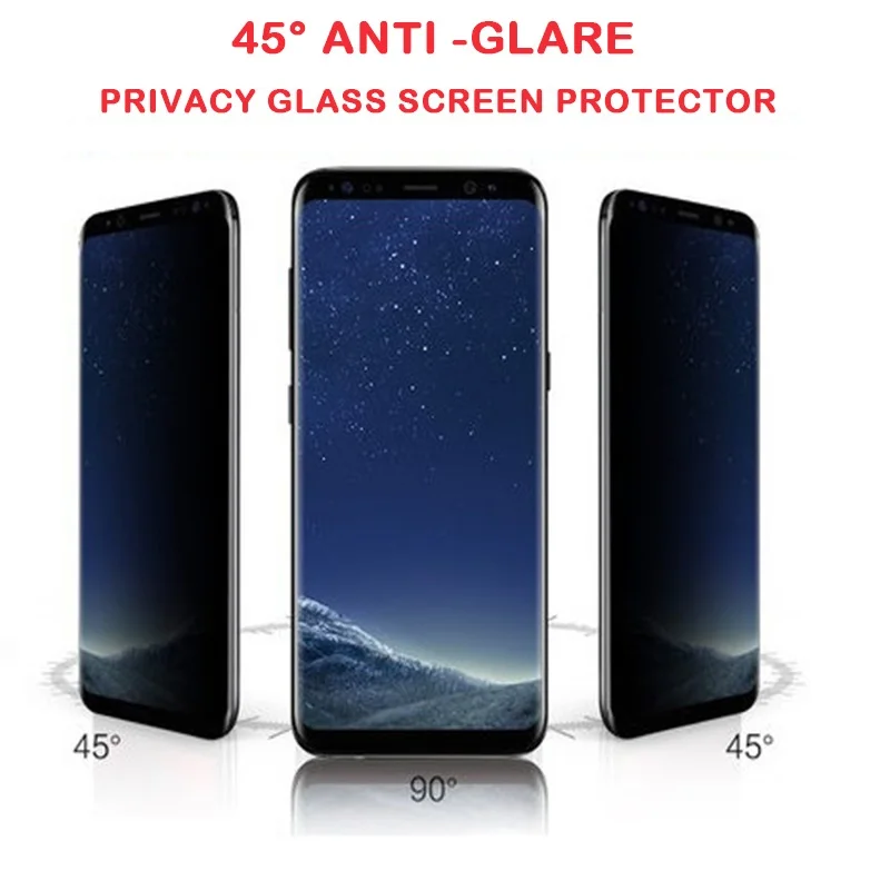 CJY антибликовое закаленное стекло для защиты экрана Samsung Galaxy s6 S7 edge s8 s9 plus Note 8 note 9