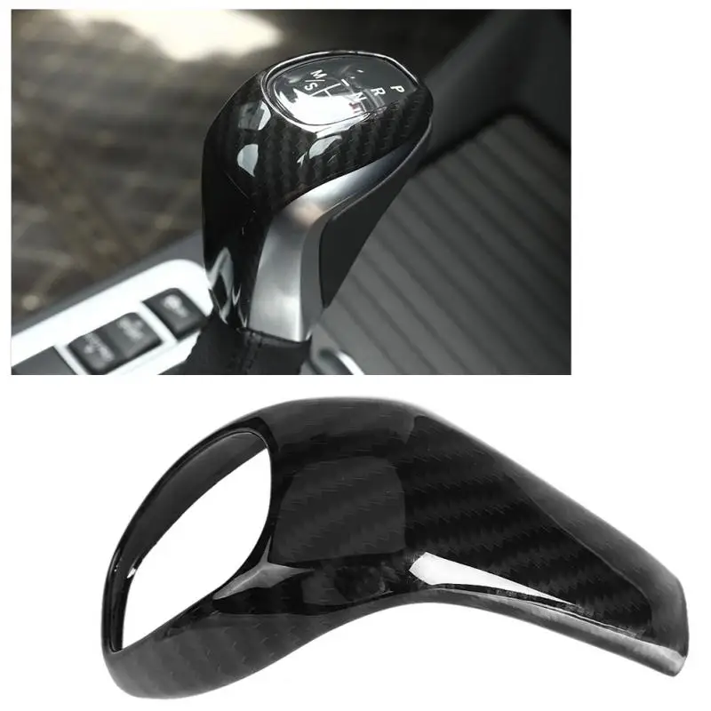 

Real Carbon Fiber Style Car Gear Shift Head Cover Trim Frame for BMW X1 F48 2 Series F46 2015 2016 2017 2018 Car Accessories