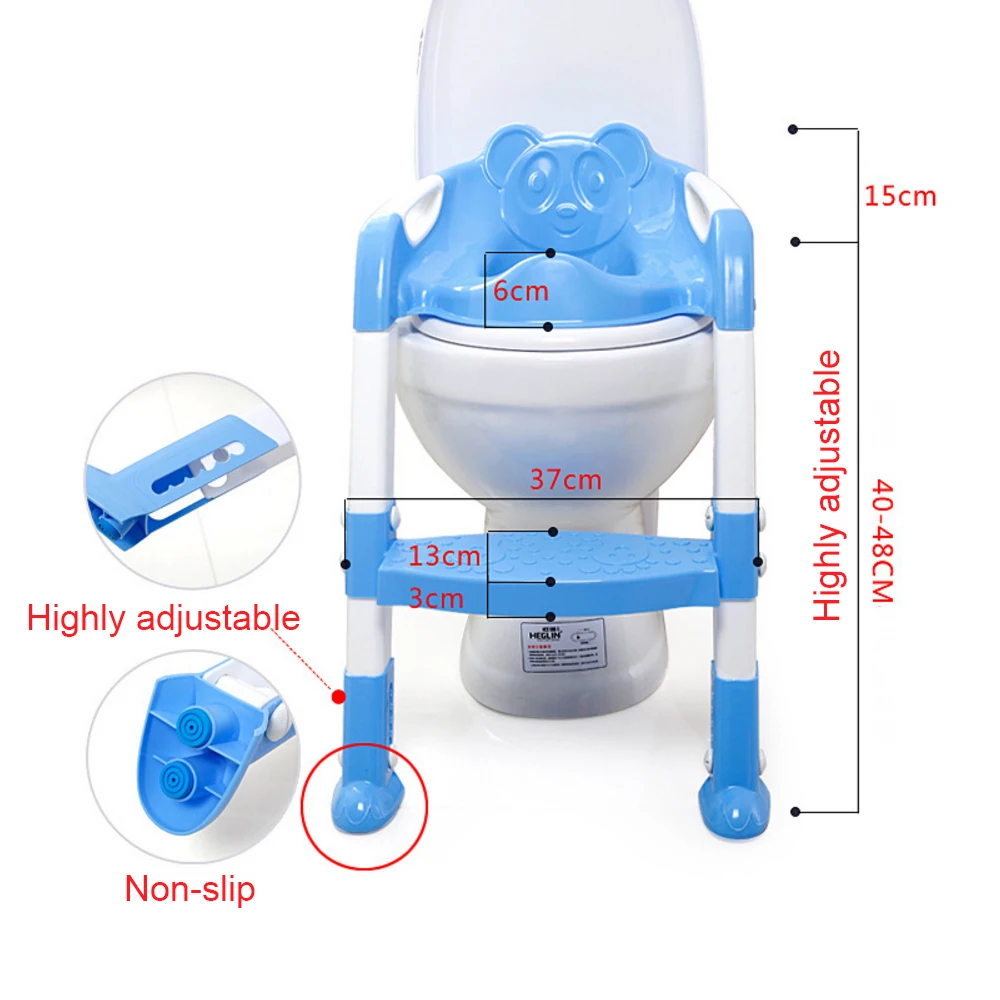 Мягкое детское горшок, обучающее сиденье, детское горшок, детское сиденье для унитаза, регулируемая лестница, детский туалет, тренировочное Складное Сиденье