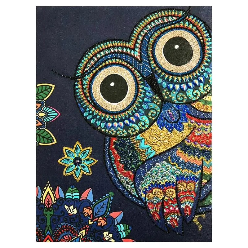 

5D DIY Special-shaped Diamond Painting Animal Cross Stitch Rhinestones Painting Embroidery Kit Needlework Set Wall Decor