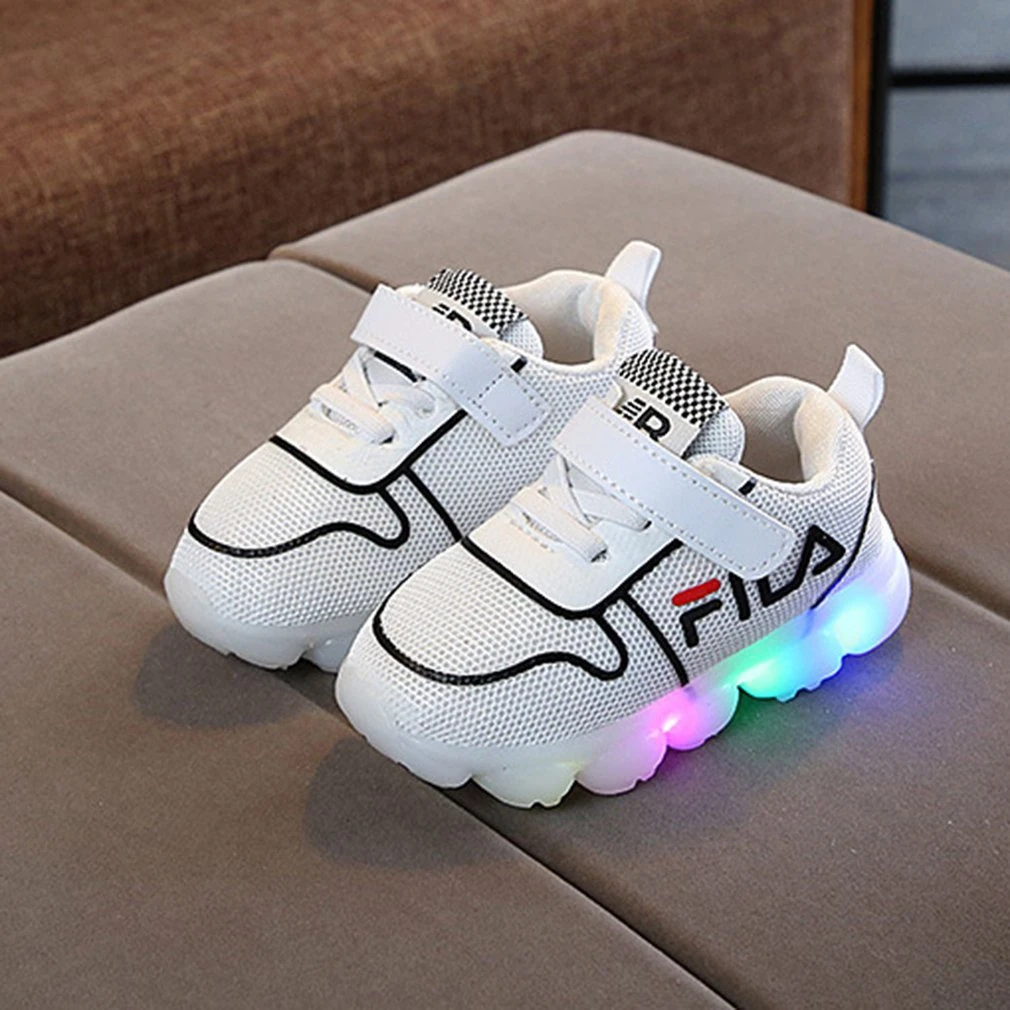 Alta Luz Led para el chico niños niñas USB recargable deportes bailando zapatillas de deporte Zapatos|Zapatillas deportivas| - AliExpress
