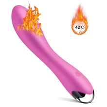 20 Speed Smooth Smart Heating Vibrator Charging G Spot Dildo Vibrator For Women Vagina Massage Clitoris Vibrators Adult Sex Toys