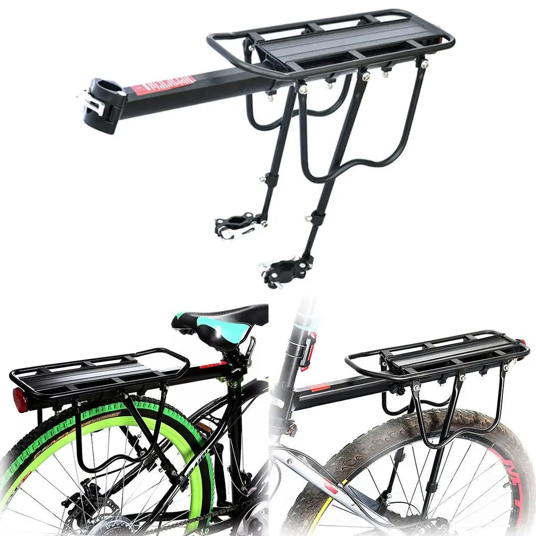 Cycling Seatpost Bag Holder Stand Bicycle Luggage Carrier Cargo Rear
