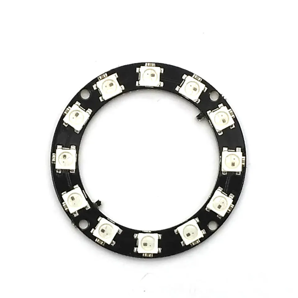 

RGB LED Ring 12 Bits WS2812 5050 RGB LED With Integrated Driver Module For Uno