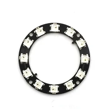 

RGB LED Ring 12 Bits WS2812 5050 RGB LED With Integrated Driver Module For Uno
