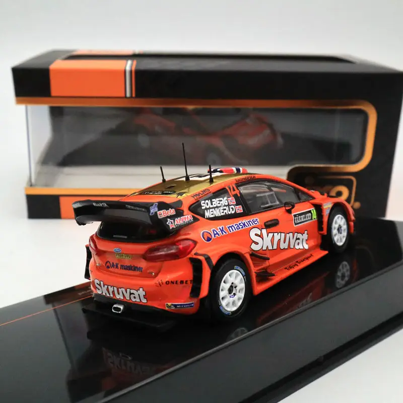 IXO 1:43 Ford Fiesta WRC#14 ралли Швеции RAM670 Ограниченная серия Коллекция игрушек модели автомобилей