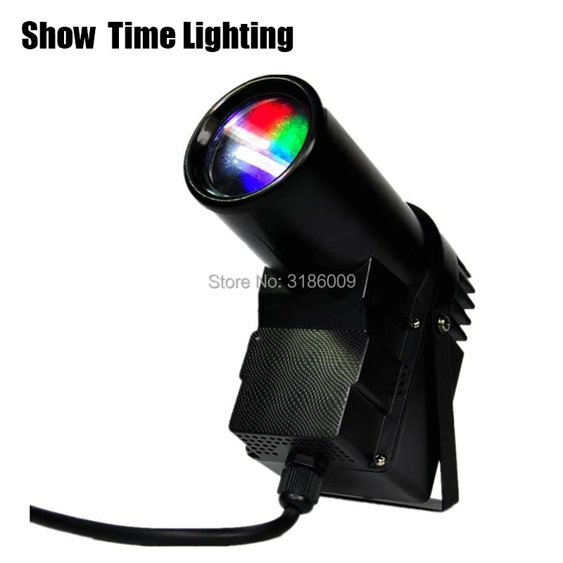 Показывать время светодиодный RGB PinSpot луч пятна эффект цвет светильник